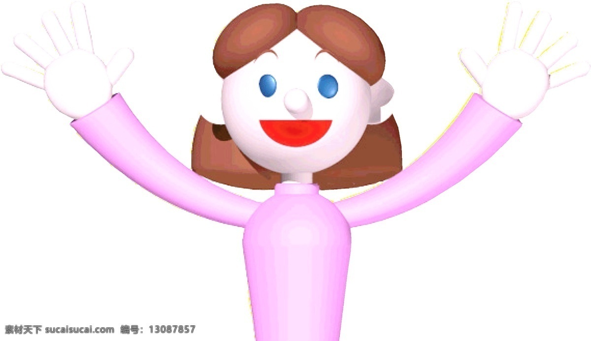 3d 卡通 人物
