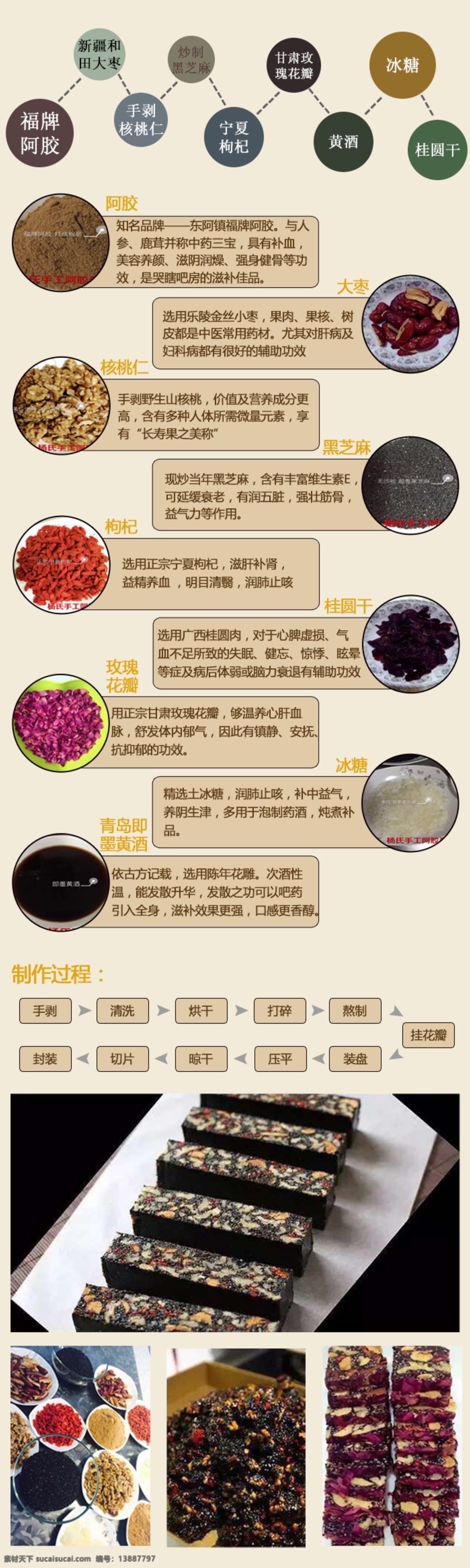 干货食品页面 干货 食品 大枣 桂圆 阿胶