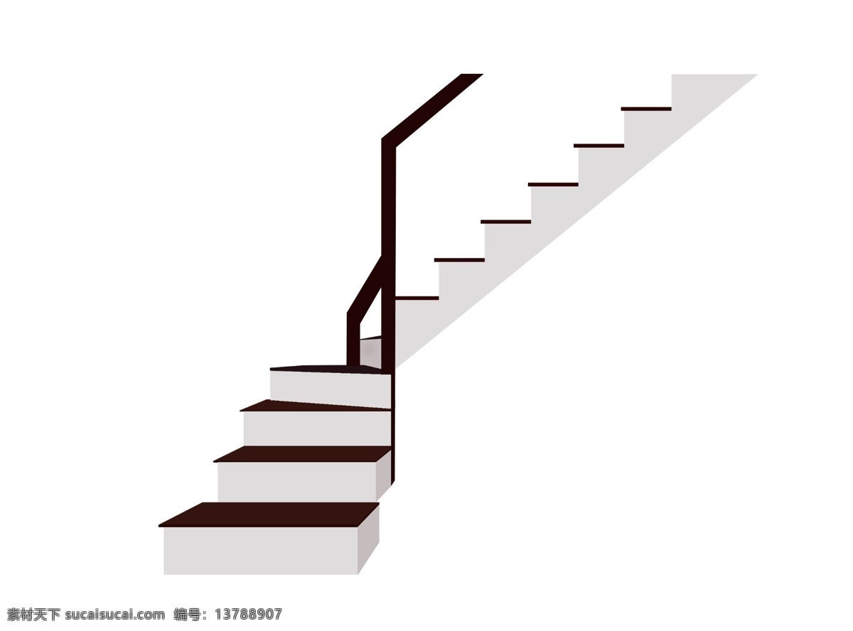 欧式 楼梯 卡通 插画 卡通插画 楼梯插画 复式楼梯 装修楼梯 台阶 装潢 欧式的楼梯 漂亮的楼梯