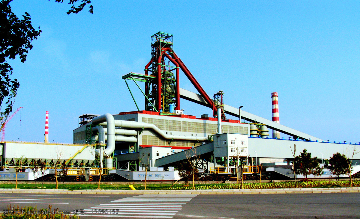 立方米 超大型高炉 钢铁 炼铁 高炉 冶金 工业生产 现代科技