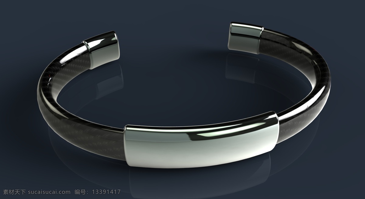 碳纤维 手链 手镯 3d模型素材 其他3d模型