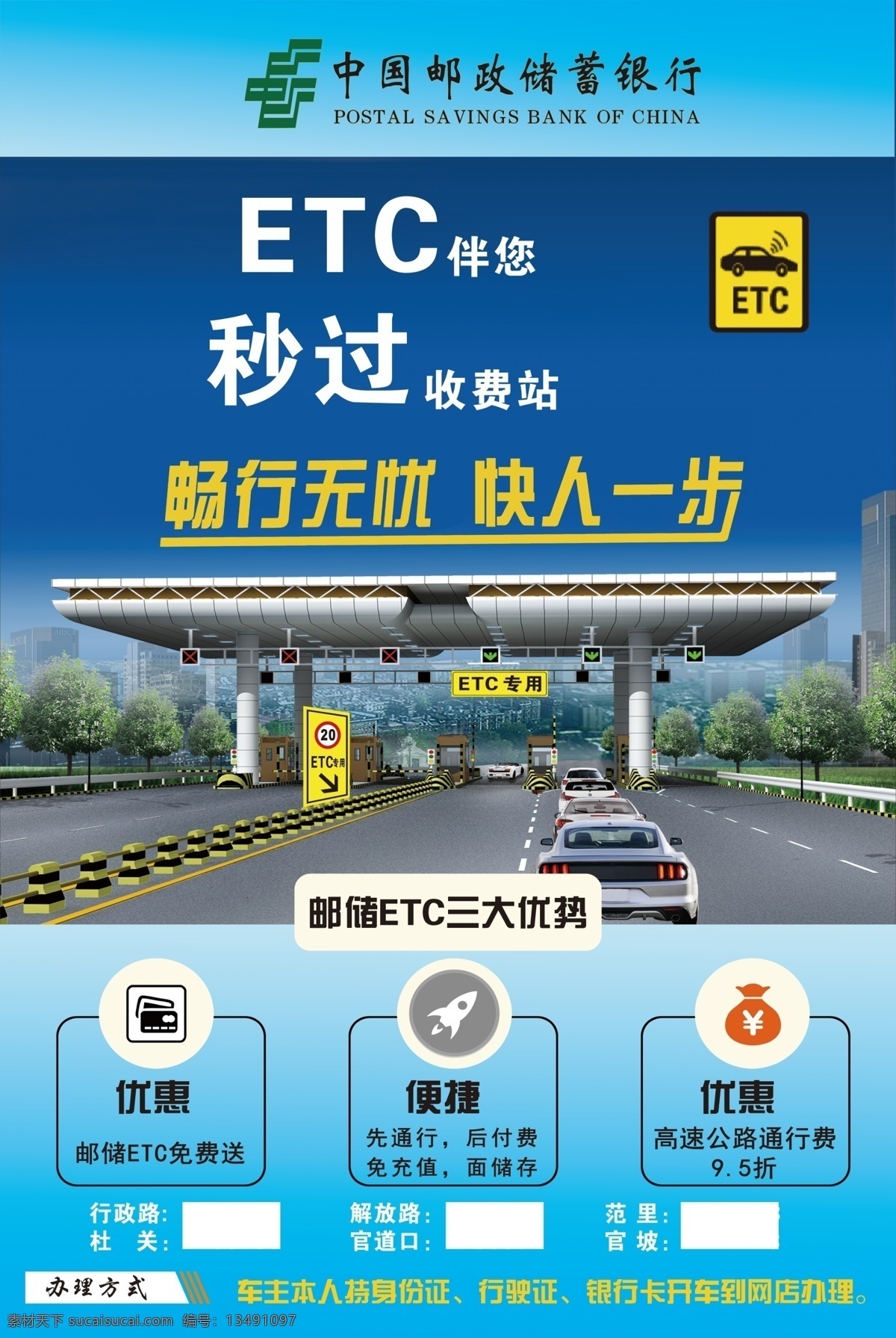 邮政etc 邮政银行 银行etc 高速etc 银行 卡片 etc卡片 邮政海报 邮政 分层