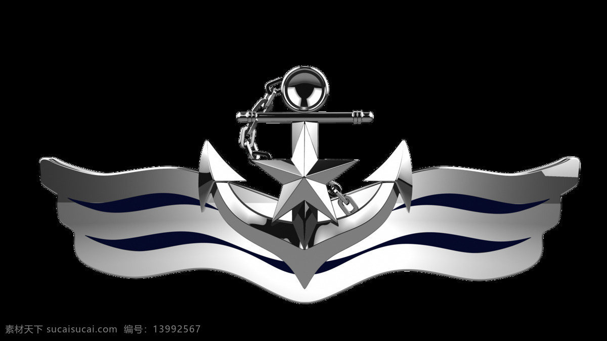 海军胸标 3d 海军 金属 胸标 标志 设计作品上传 标志图标 其他图标