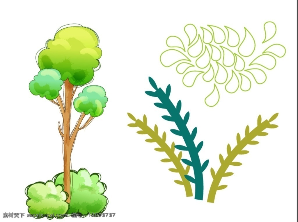树木 树叶 梦幻树叶 卡通素材 夏季主题元素 插画 卡通 矢量 抽象 时尚 矢量素材 手绘 卡通树木 手绘树木 树木素材 卡通树木素材 卡通花草树木 花草树木 手绘花草树木 韩国插画 韩国唯美插画 唯美 动感树叶 树叶简笔画 唯美树叶 矢量树叶素材 卡通树叶素材