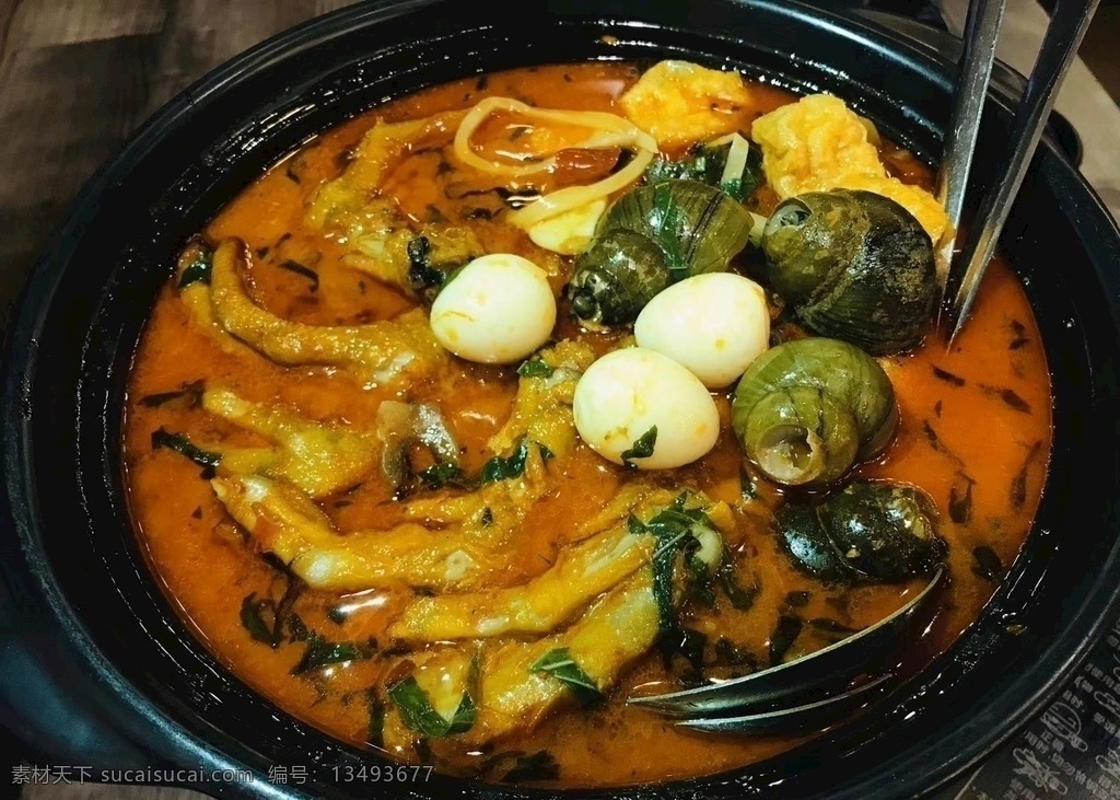 田螺鸭脚煲 鸭脚煲 螺丝鸭脚煲 特色美食 风味 餐饮美食 传统美食