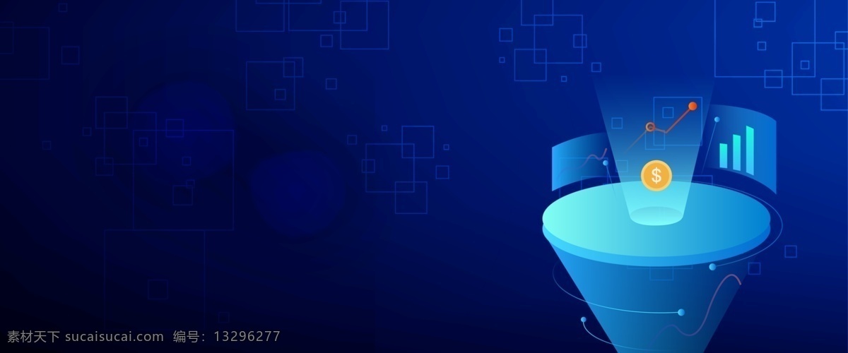 金融 期货 大 数据 banner 背景 大数据 人工智能 趋势图 曲线 股票 金币