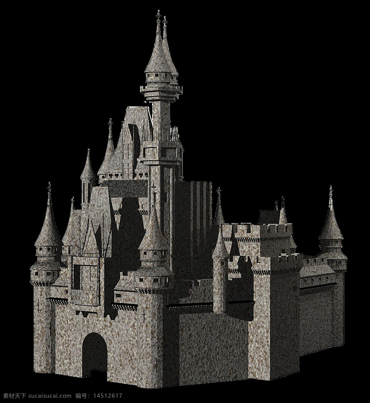堡垒 3d 城堡 绘图 3d作品 3d设计