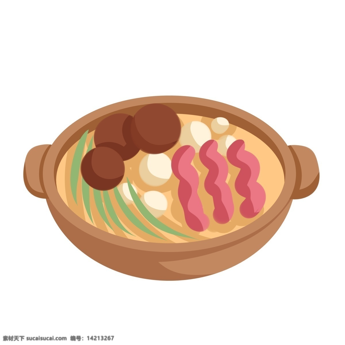 健康 火锅 手绘 插画 健康火锅 火锅插画 手绘火锅 卡通火锅 美味的火锅 营养火锅 红色的香肠