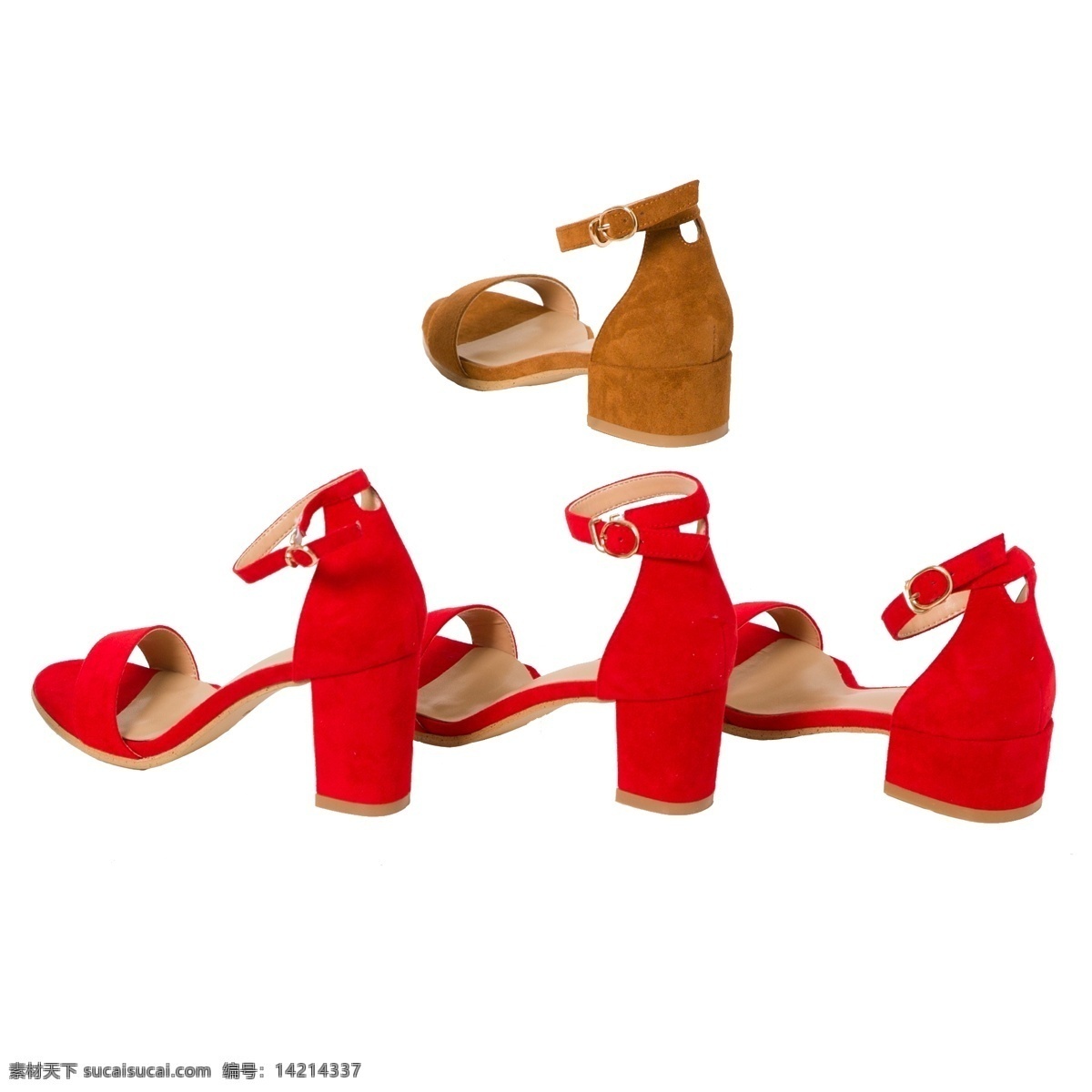 红色 夏季 时尚 凉鞋 穿鞋 夏季时尚凉鞋 鞋子 生活物品 生活用品 日常生活用品 生活日用