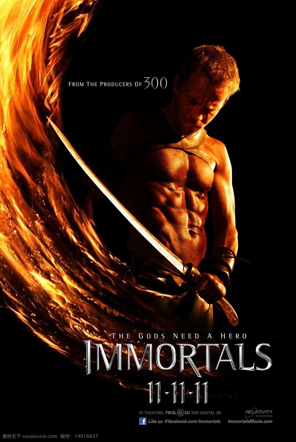 2011 战神 世纪 immortals 海报 影视娱乐 文化艺术