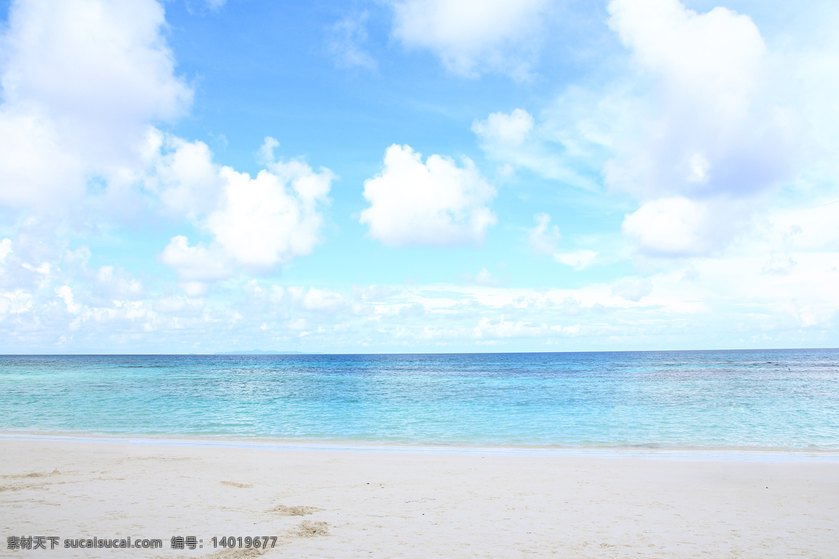 海滩 海滩风景 沙滩 海 海边 蓝天白云 风景 自然风景 自然景观