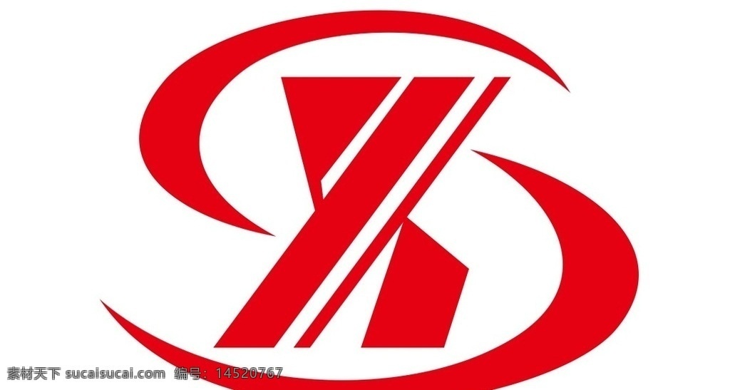 永 鑫 农家 大院 标志 永鑫 yxs标志 y字母 x字母 s字母 永鑫顺 logo设计