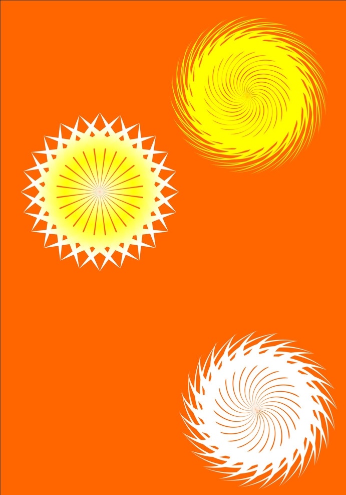 背景 风火轮 柠檬 太阳 扭曲 旋转 扭曲放射背景 放射花型 光芒