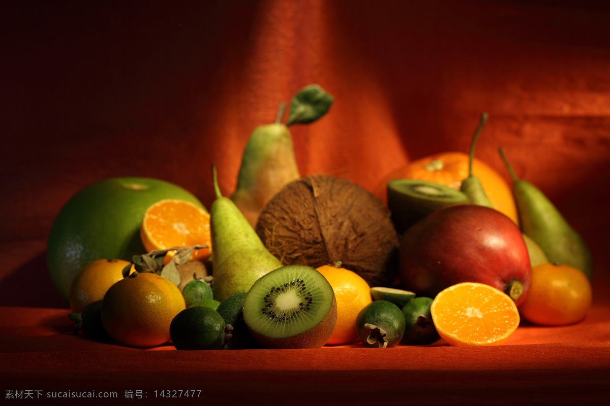 新鲜 水果 新鲜水果 猕猴桃 石榴 橙子 梨子 水果摄影 果实 水果图片 餐饮美食
