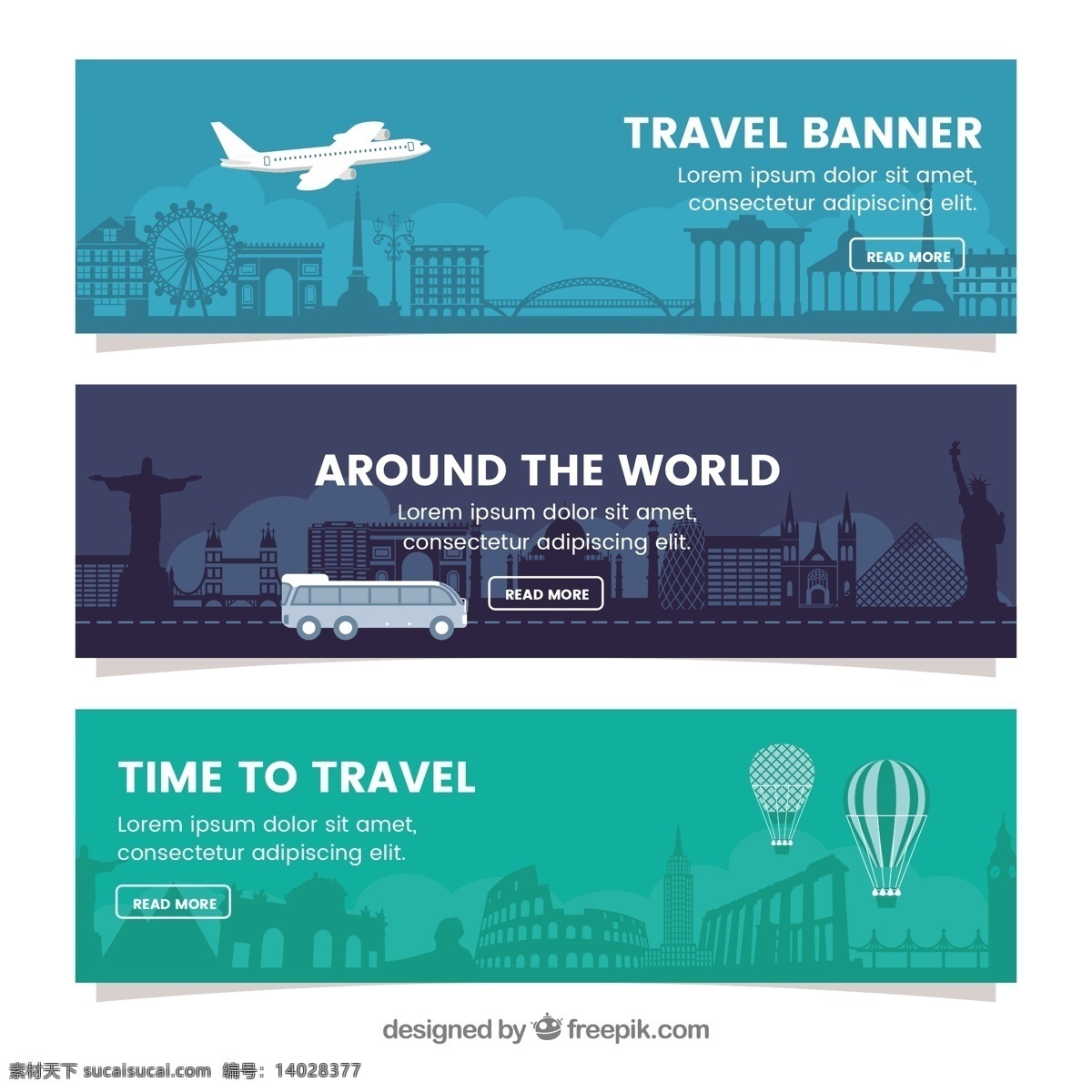 旅行 旅游 banner 旅游海报 出行素材 矢量旅行素材 旅游指南