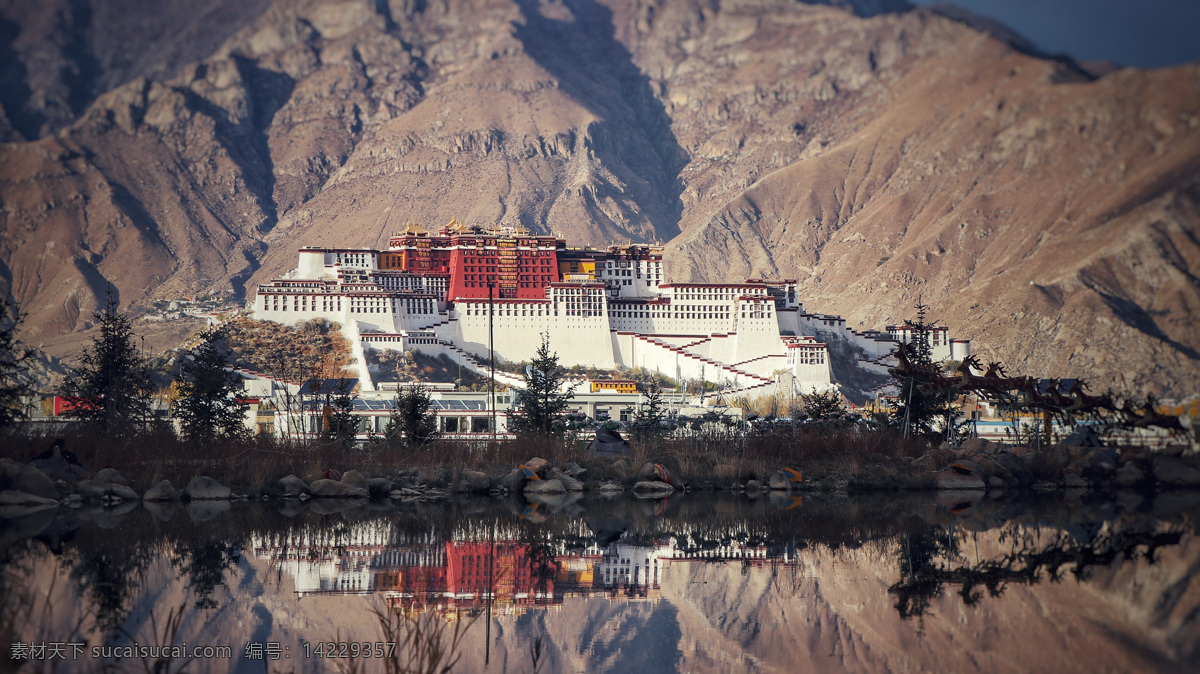 布达拉宫 西藏印象 旅游 景点 名胜古迹 自然景观 建筑景观