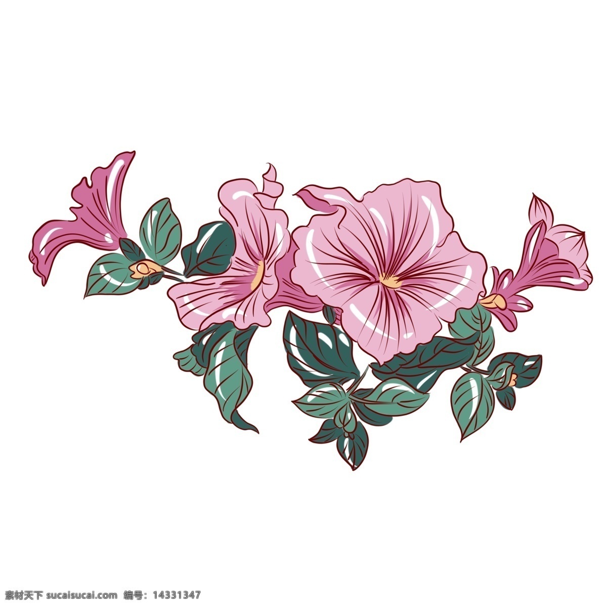 手绘 植物 传统 花卉 商用 手绘花 手绘花卉 花朵 花丛 手绘植物 传统花卉