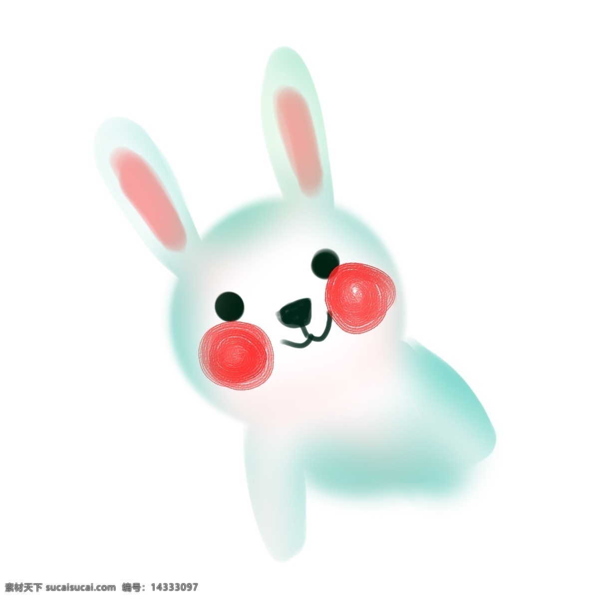 可爱 小 兔子 免 抠 png元素 小兔子 免抠元素 动物 透明素材
