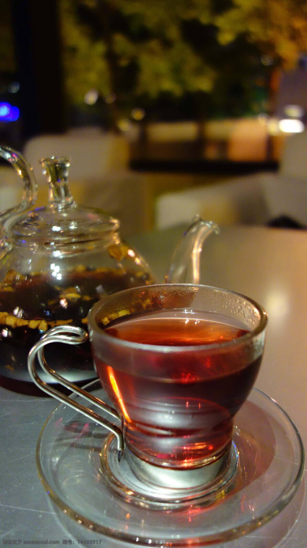 水果花茶 水果茶 花茶 玻璃杯 茶壶 下午茶 饮料酒水 餐饮美食