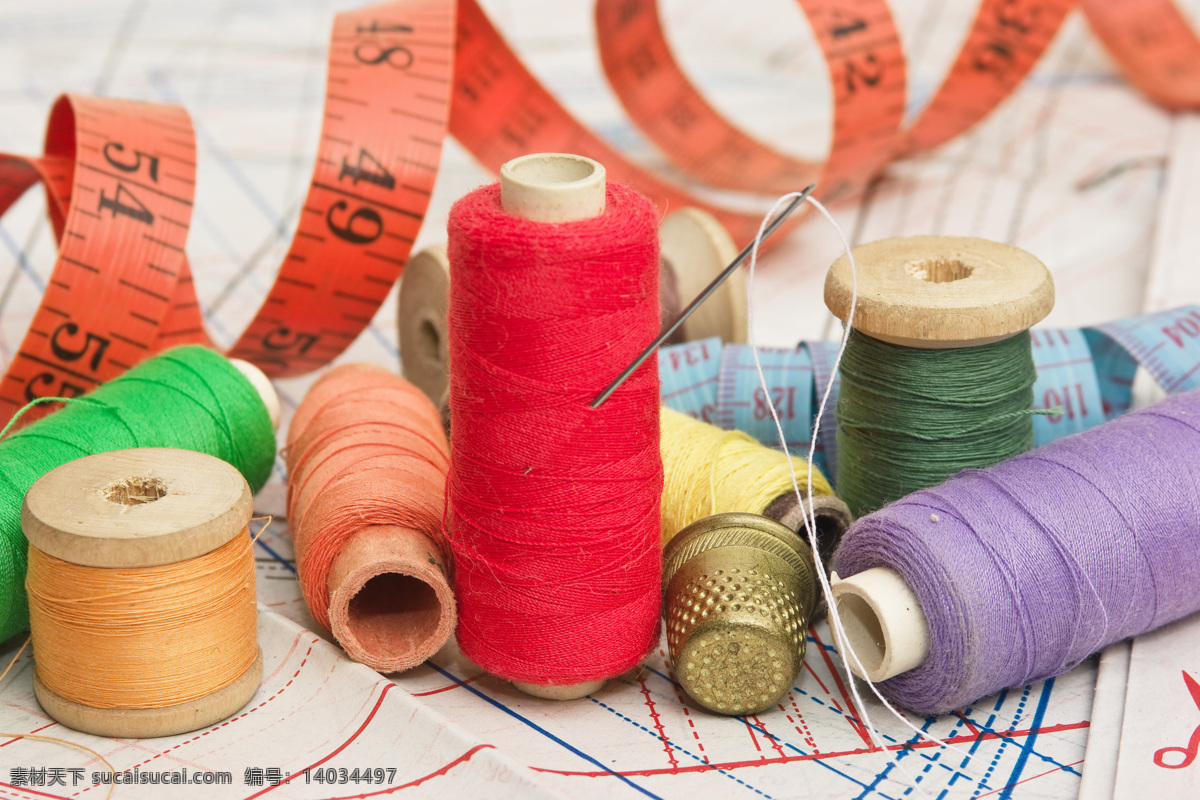 软尺 针线 针 线 裁缝工具 生活用品 生活百科