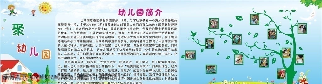 幼儿园简介 幼儿园 简介 宣传栏 展板 学习 发展指南 剪影 新学期 运动 健康 快乐