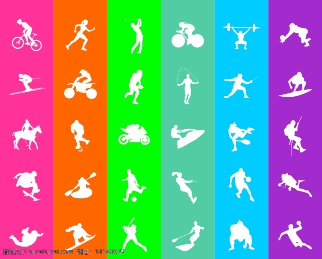 各种运动图标 图标 小图标 运动小图标 运动图标 运动项目 运动 运动员 奥运 矢量人物 图案类 标志图标 其他图标