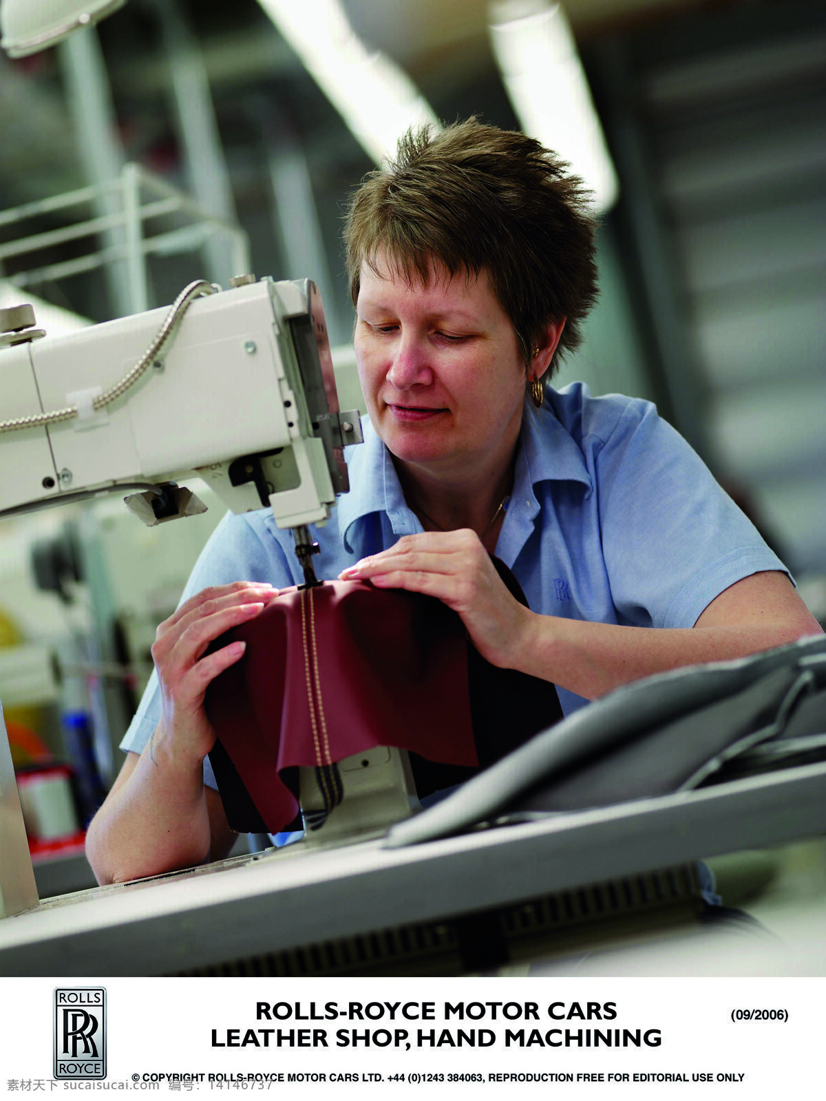 劳斯莱斯 生产线 rolls royce 宝马 公司 旗下 品牌 车间生产线 缝制真皮内饰 女工 工业生产 现代科技