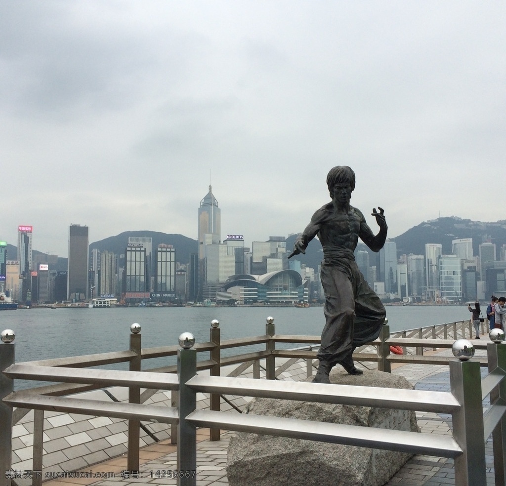 李小龙 香港 海边 广场 雕像 香港旅游 拍摄 出售 旅游摄影 国内旅游