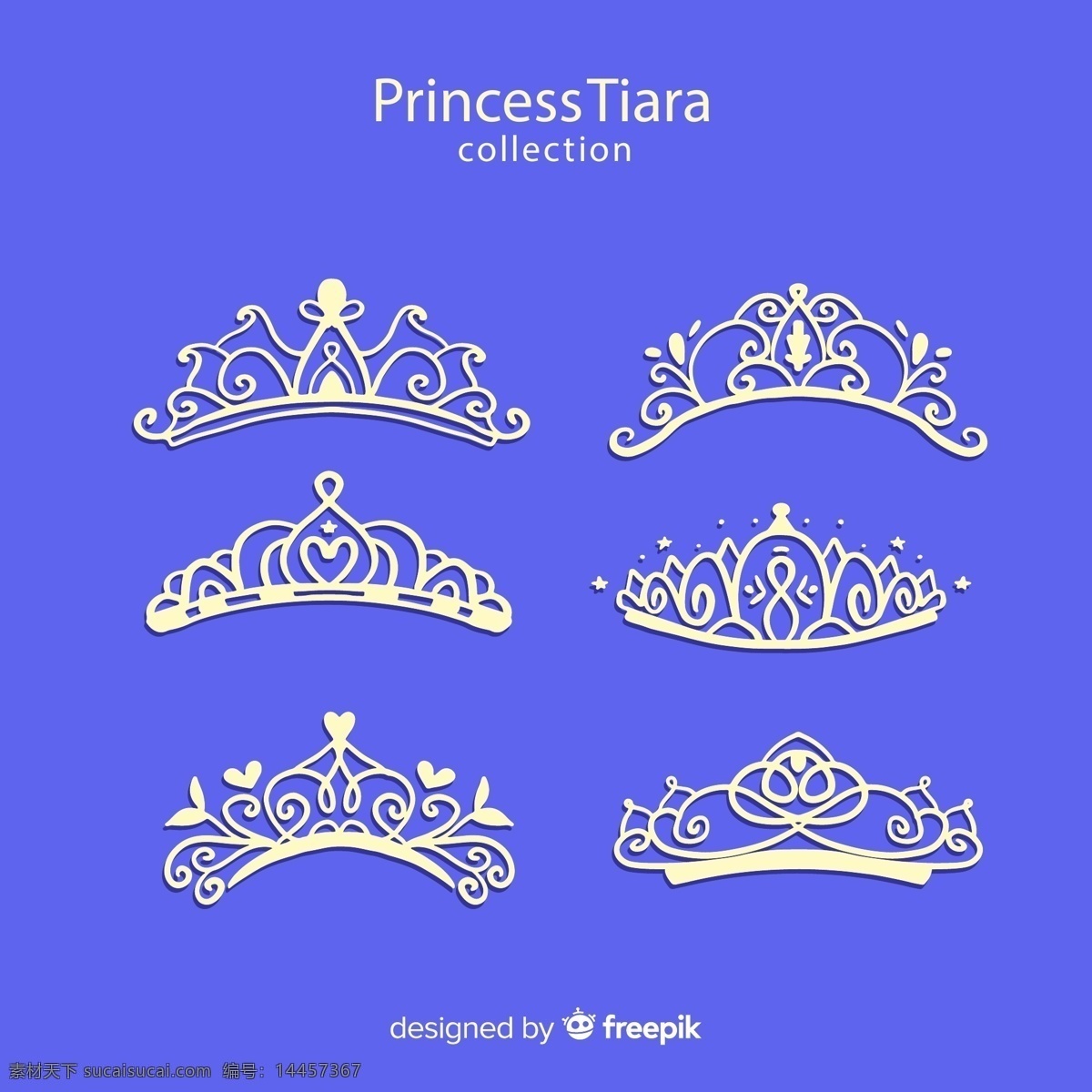 美丽 公主 王冠 矢量图 格式 矢量 高清图片