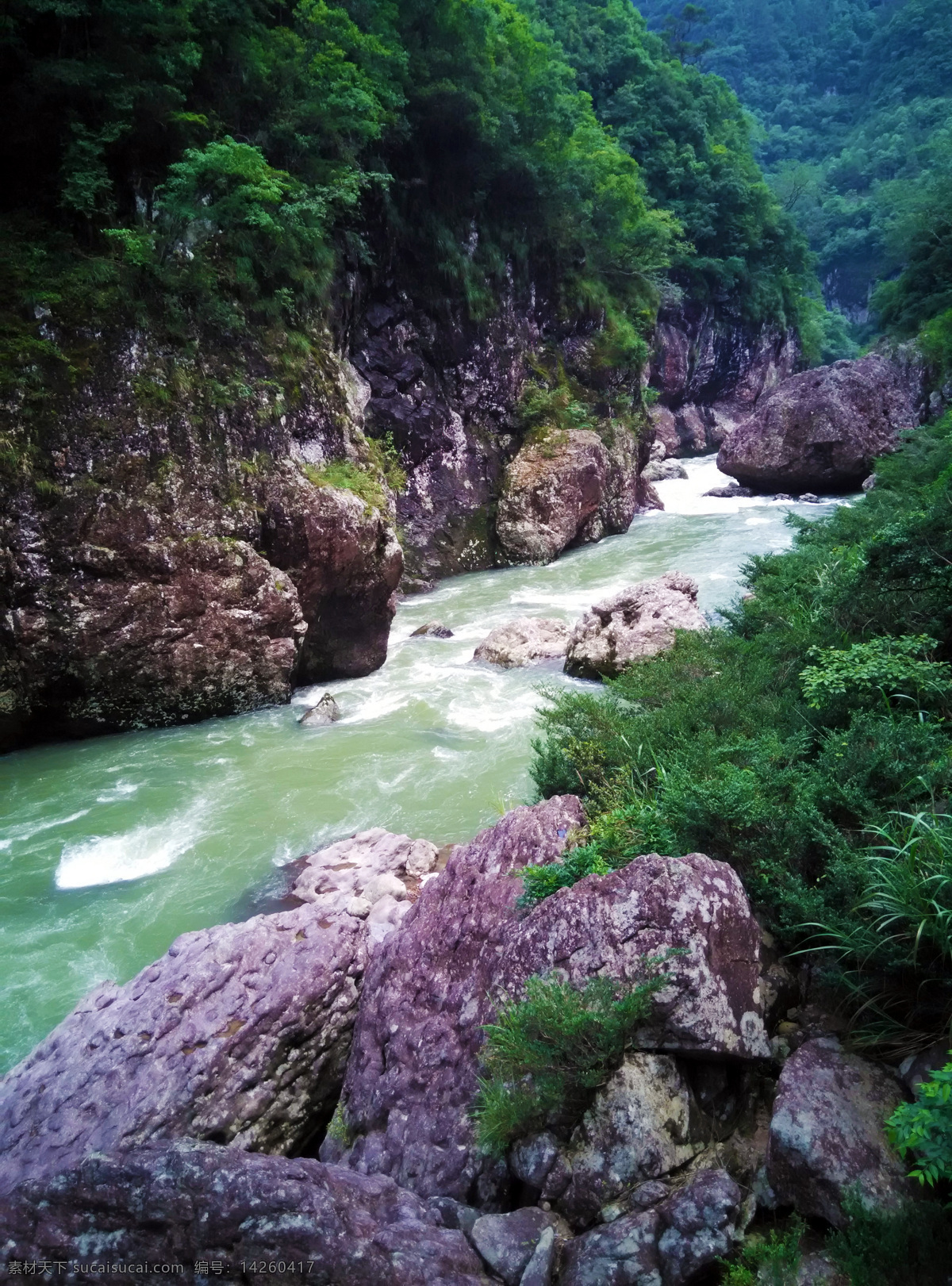 鸳鸯溪 福建省 宁德市 屏南县 旅游景区 自然景观 溪流 水流 树木 绿色 岩石 旅游摄影 自然风景