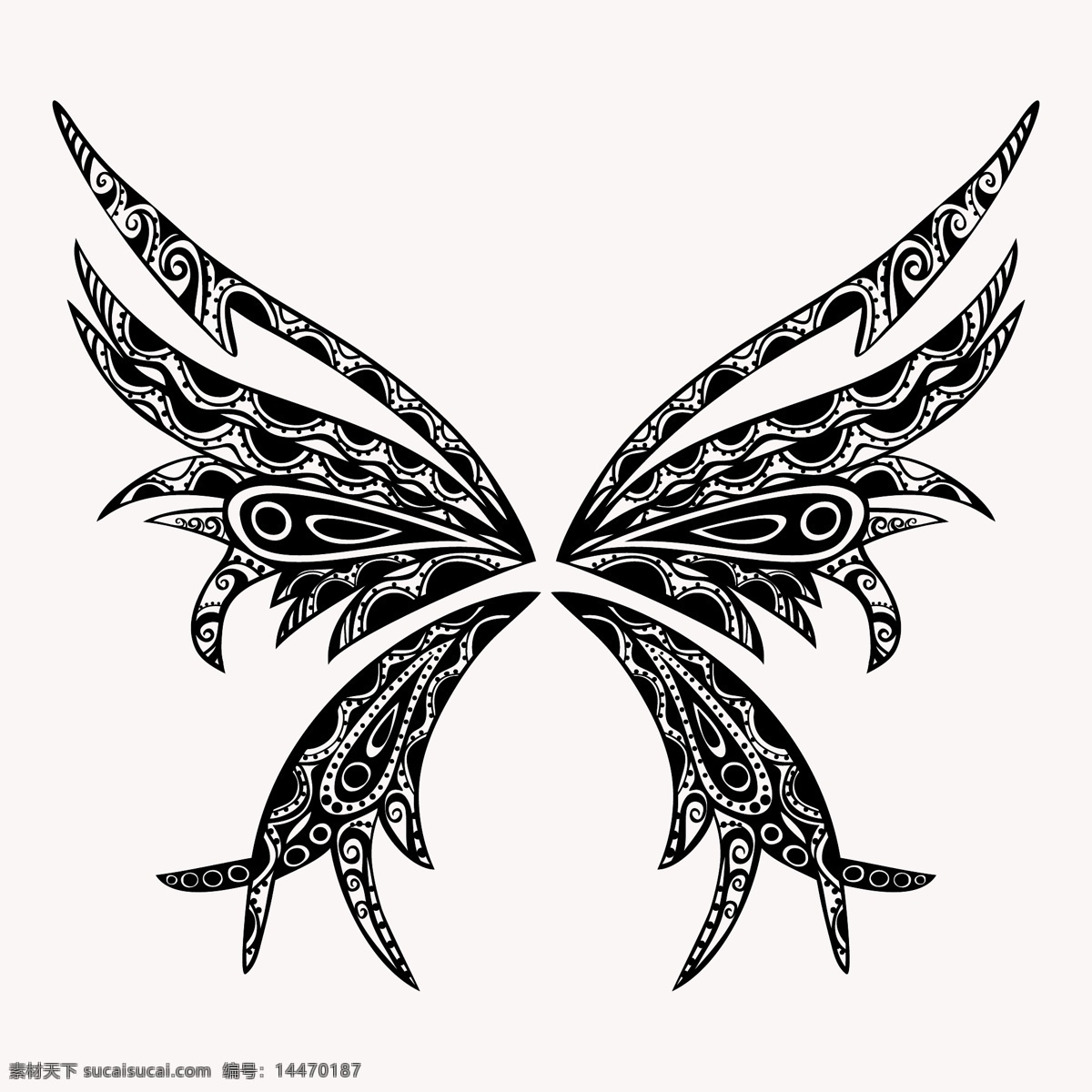 抽象 蝴蝶 纹身 图案 蝴蝶纹身 创意 时尚 花纹 源文件 蝴蝶矢量图 白色