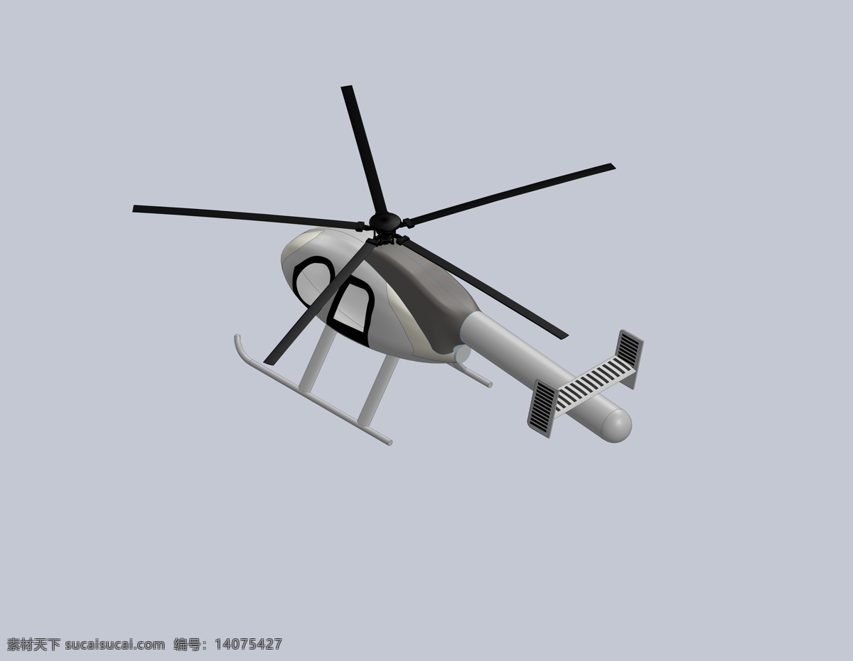 520 架 直升机 3d模型素材 其他3d模型