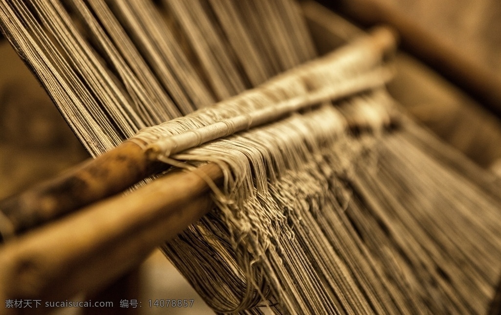 织布机 一侧 纺织 布料 灰色 棍棍 素材拍摄 生活百科 家居生活