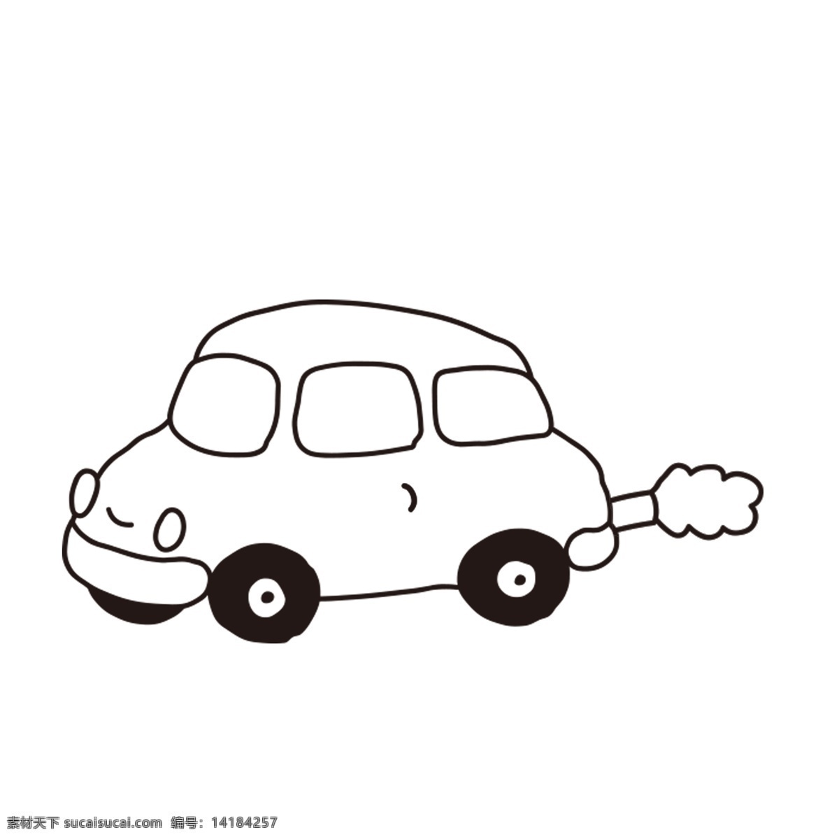 手绘 小汽车 设计素材 卡通汽车 黑白汽车 唯美汽车 矢量汽车 简约汽车图案 矢量玩具 涂鸦玩具汽车